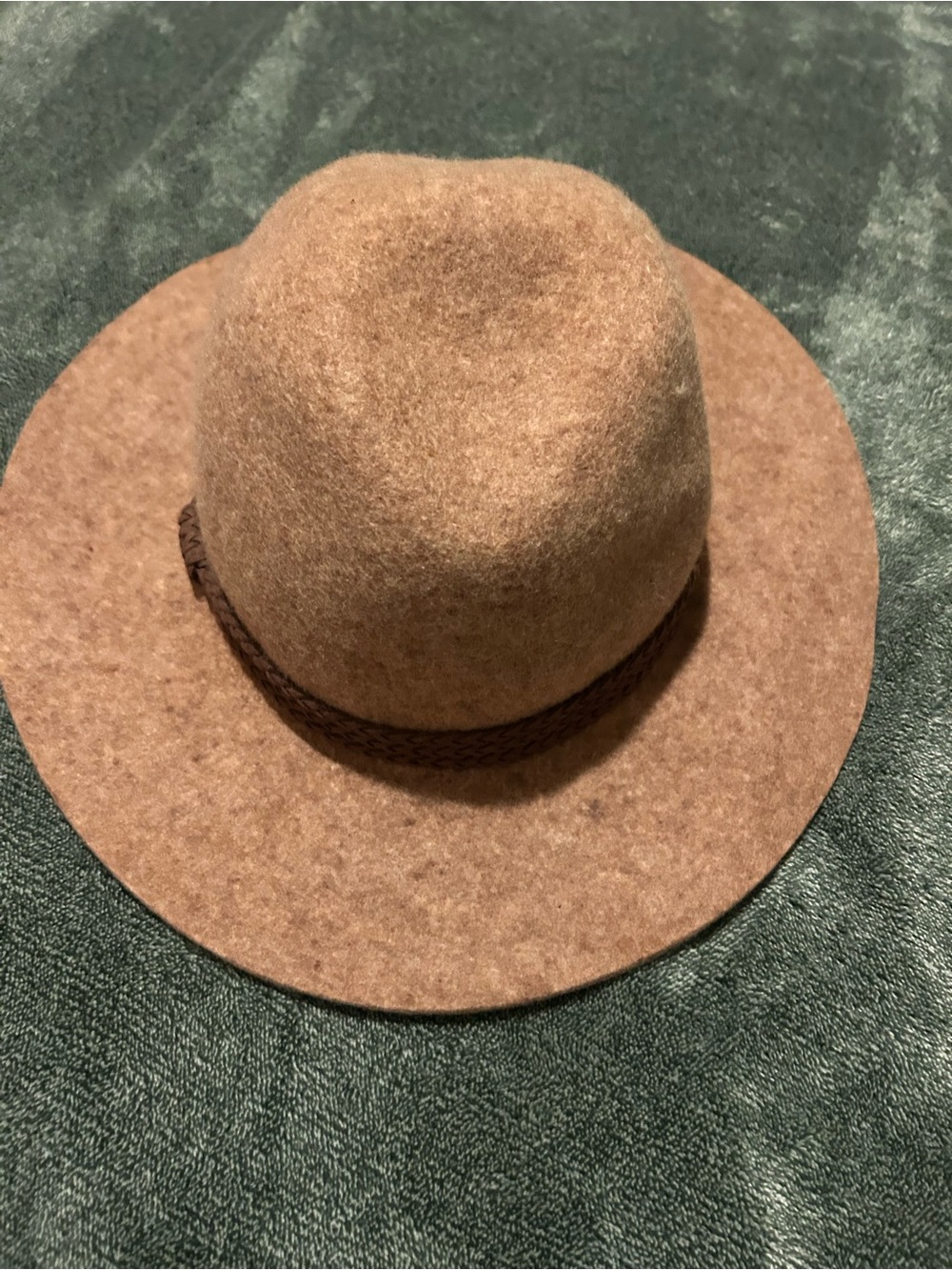 Lucky Brand Live in Love 100% wool Fedora hat